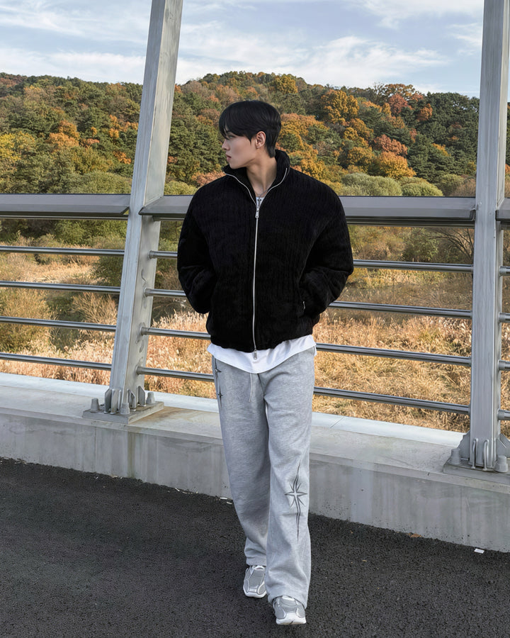 ダブルジップパディングブルゾン Ril 5921