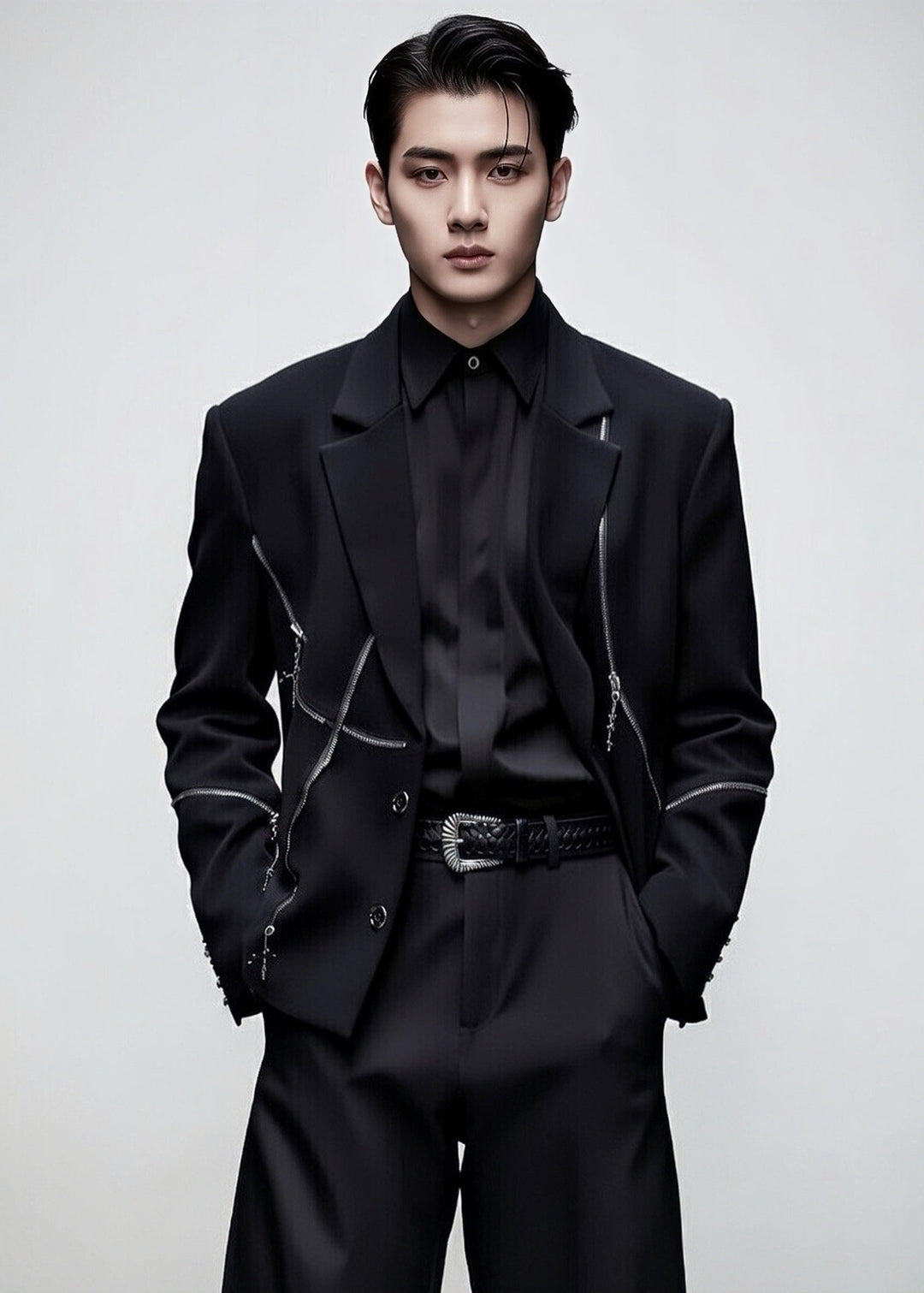 ジップディテールテーラード Ril 5985