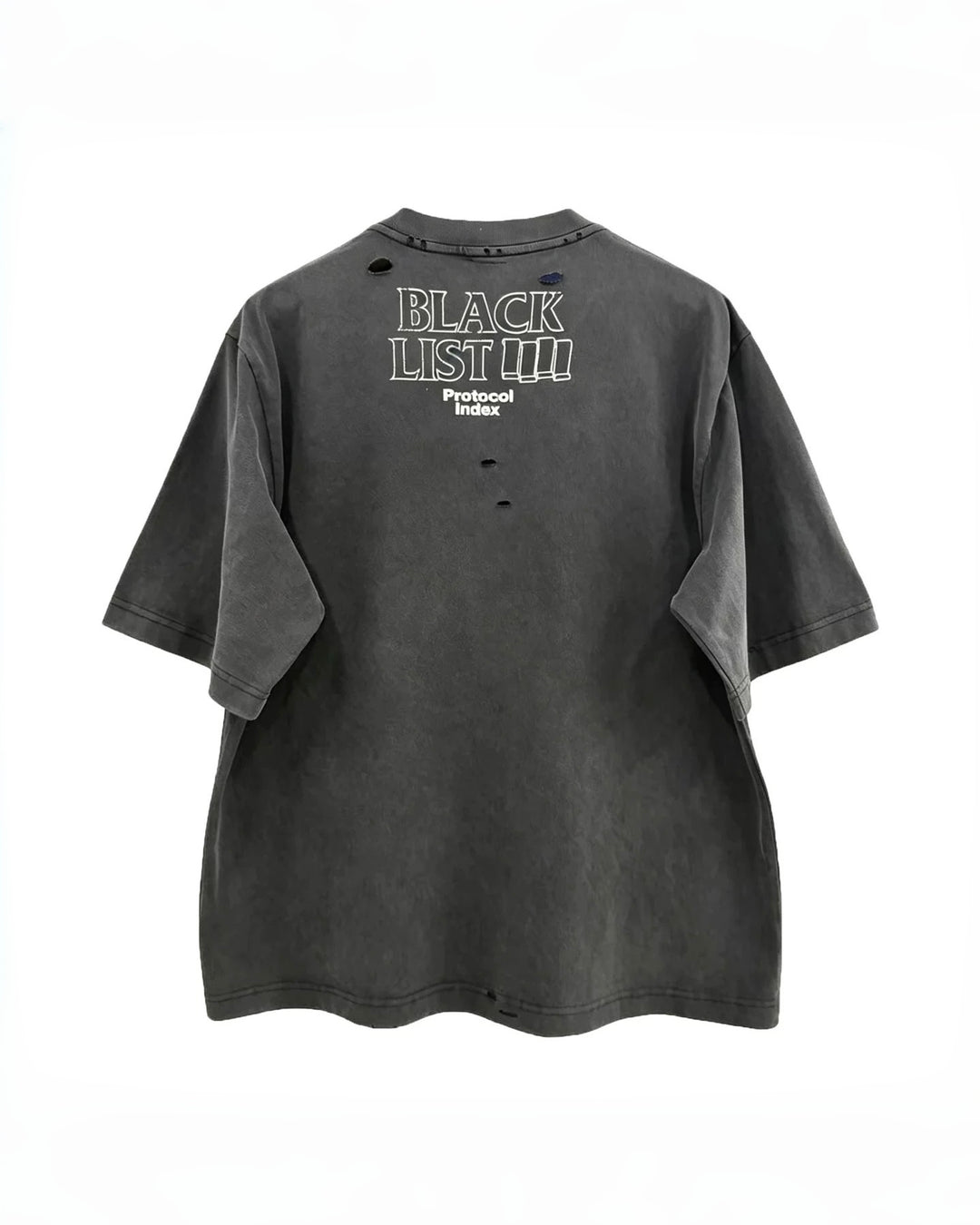 BLACK CUT TEE Ril 6103