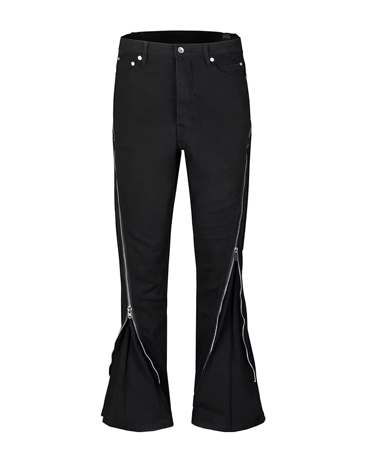ジップディテールフレアパンツ Ril 5963