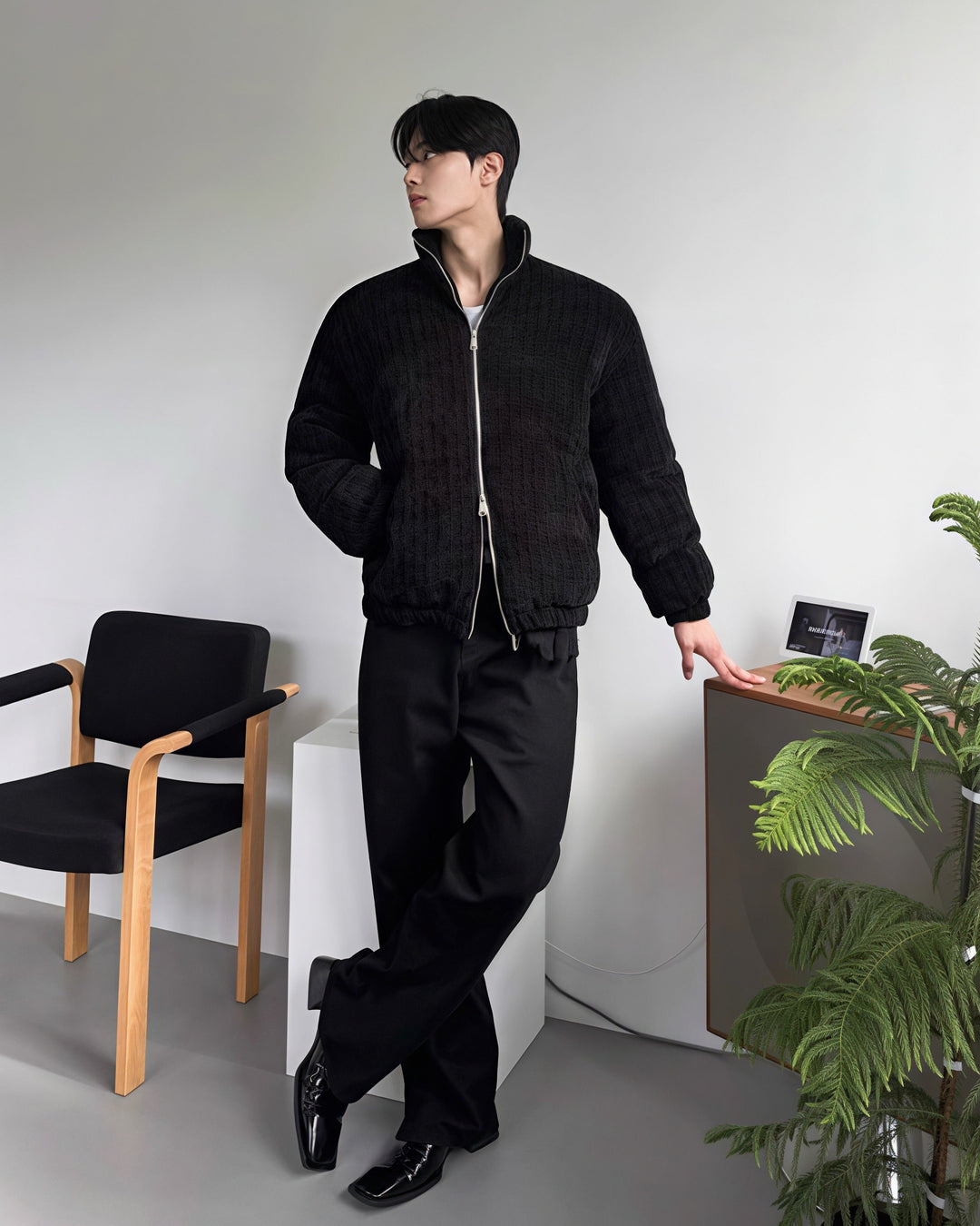 ダブルジップパディングブルゾン Ril 5921