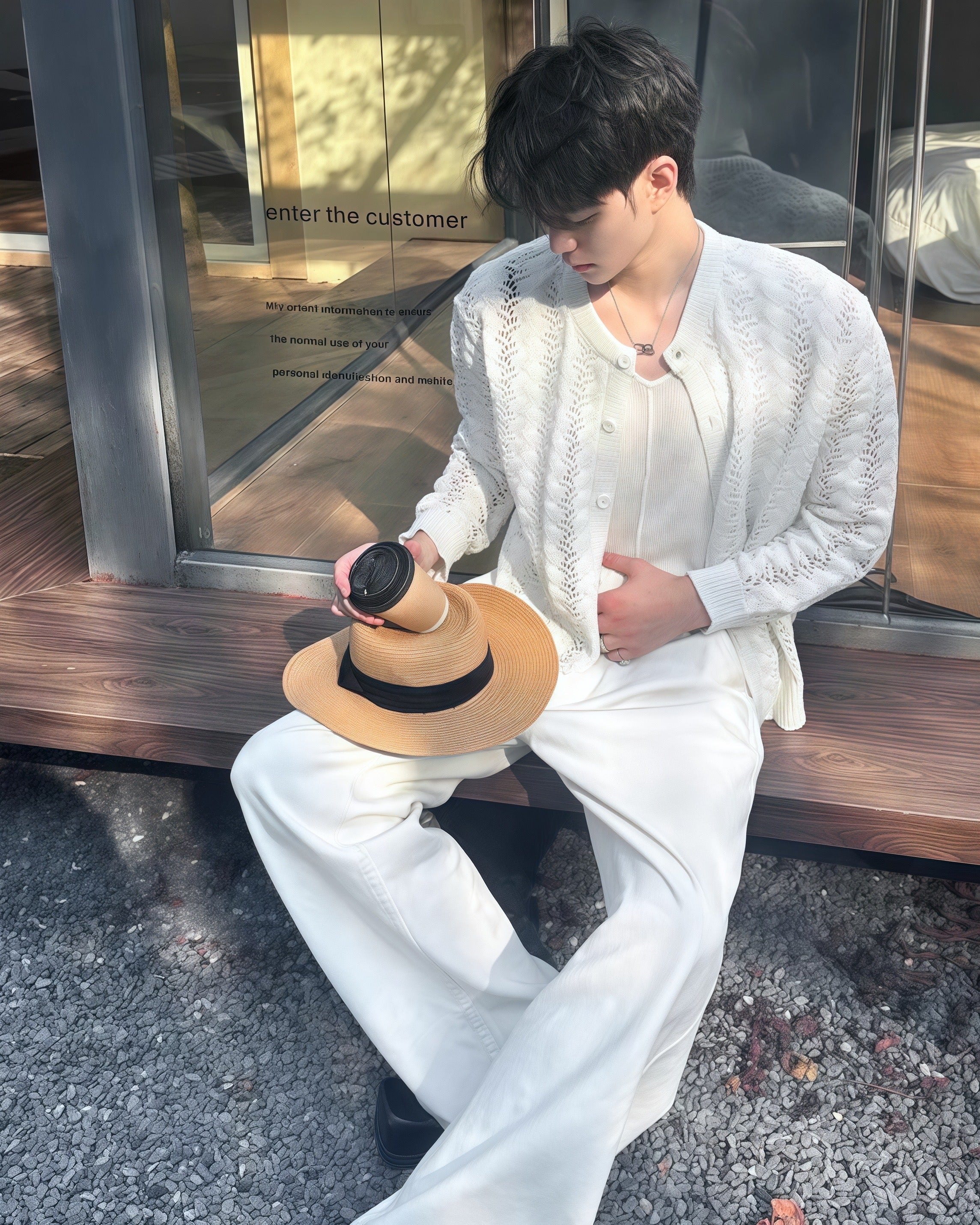 クルーネックカーディガン Ril 5811 – Rillfy