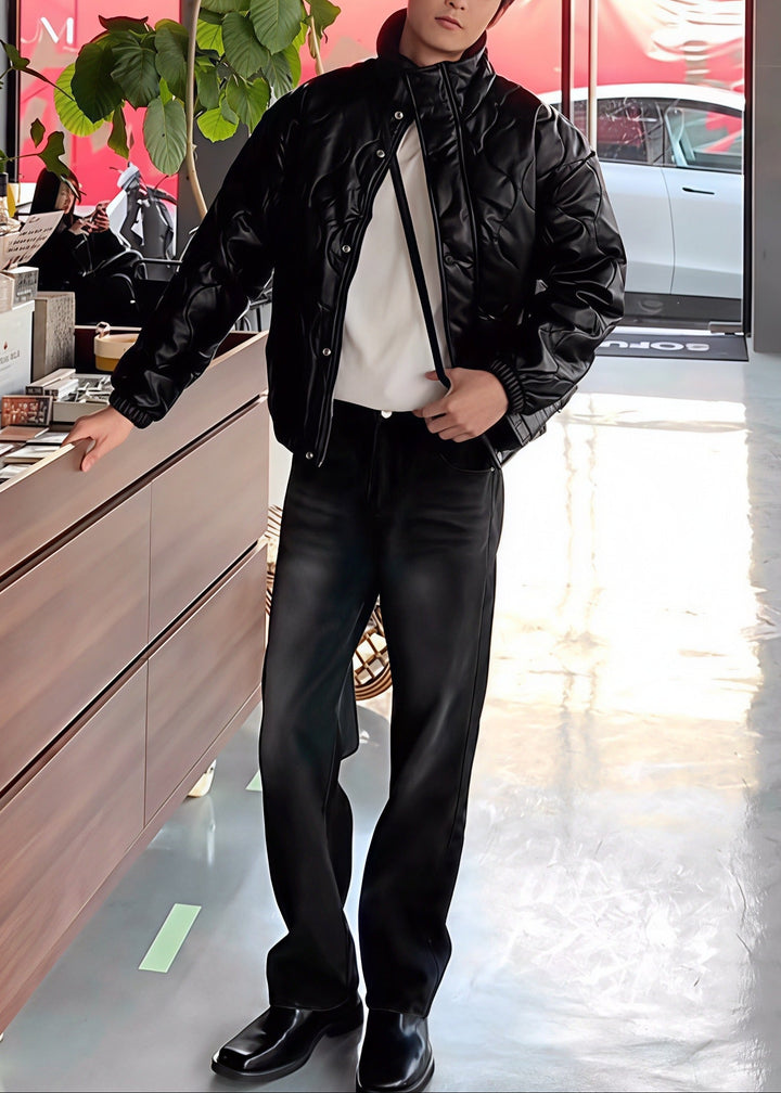 レザーキルティングジャケット Ril 5919