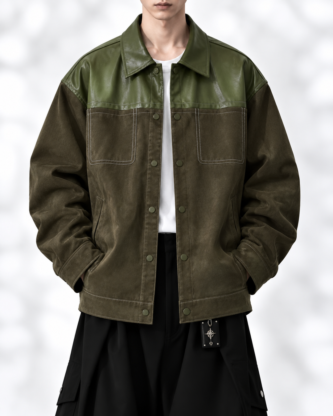 レザーヨークワークジャケット Ril 6233