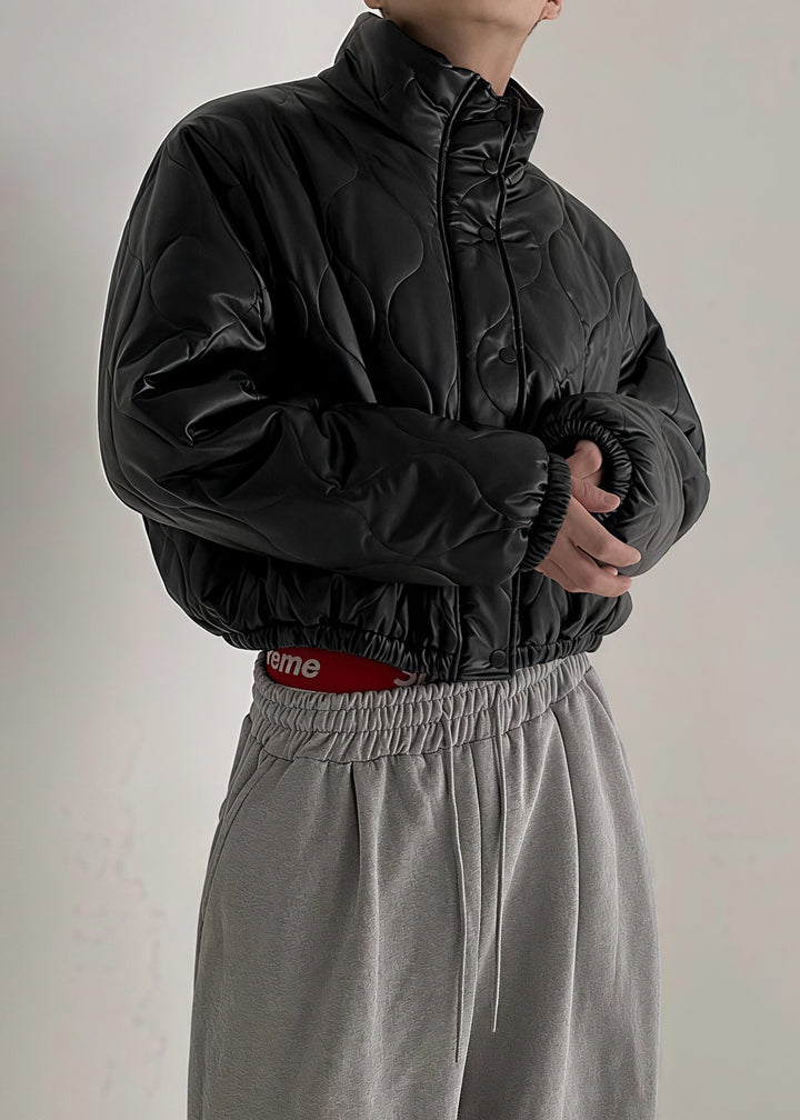 レザーキルティングジャケット Ril 5919