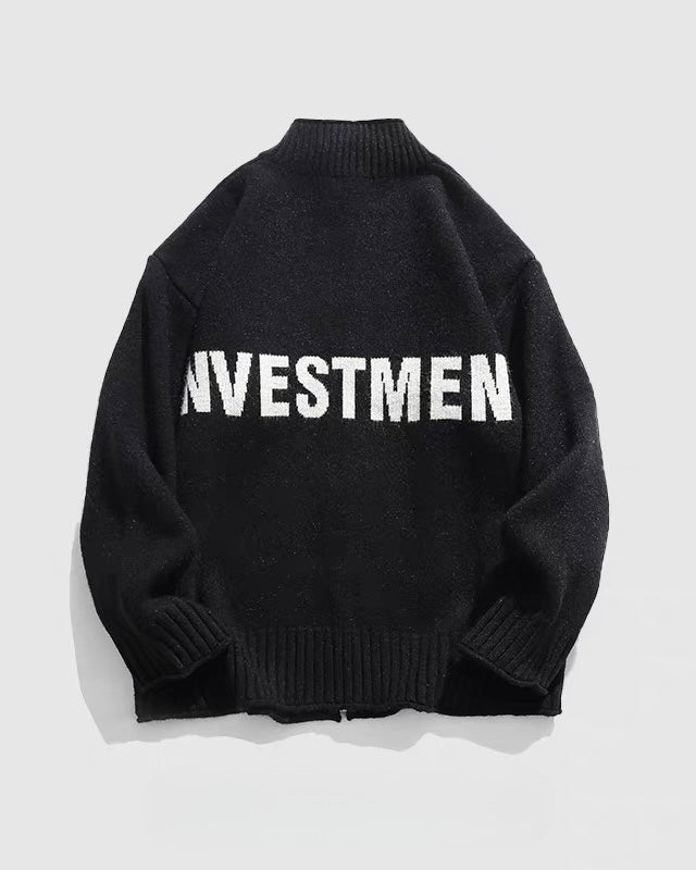 グラフィックリブジップニット Ril 6035