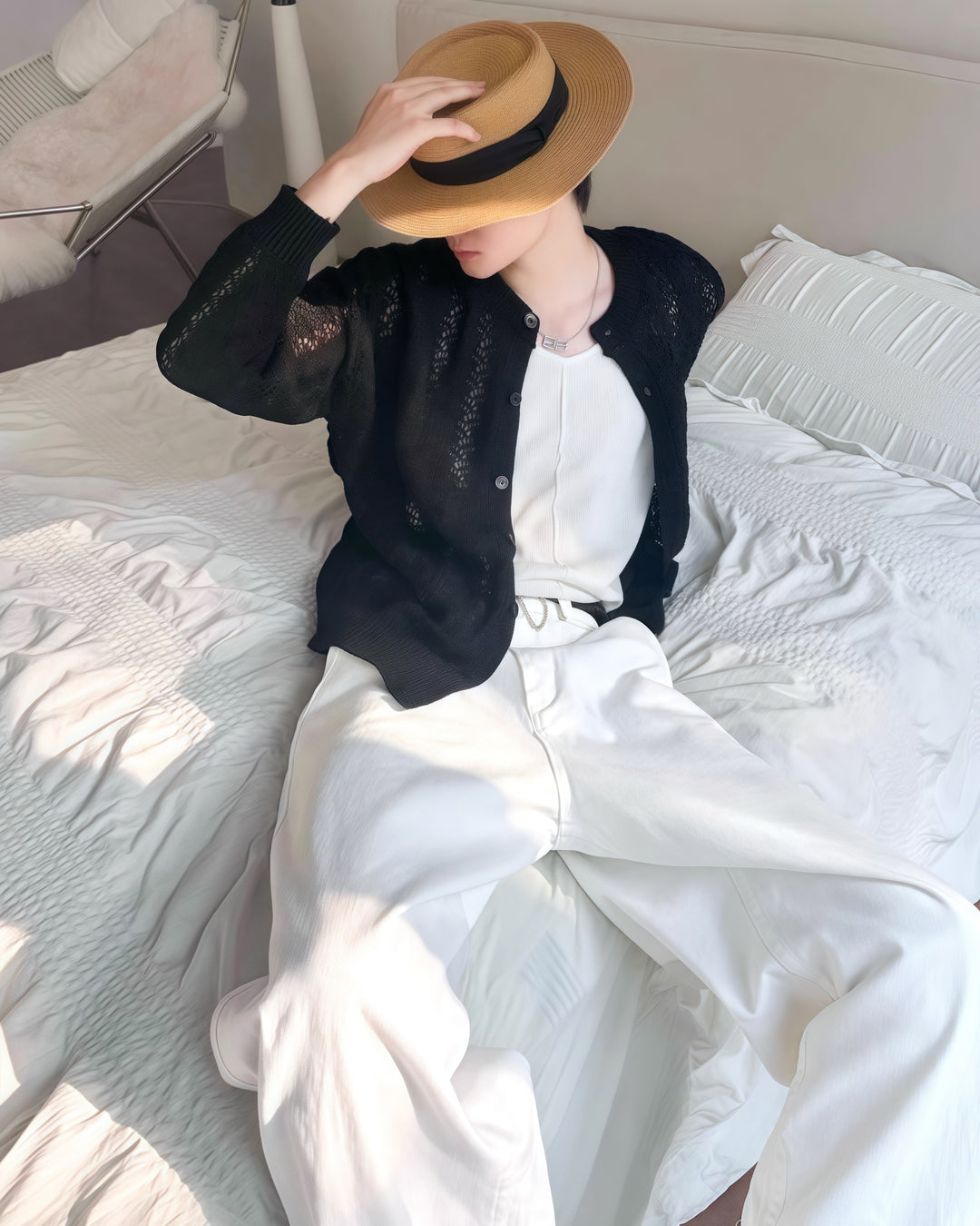 クルーネックカーディガン Ril 5811