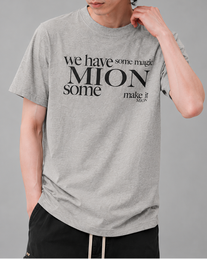 クルーネックレタープリントTシャツ Ril 6096