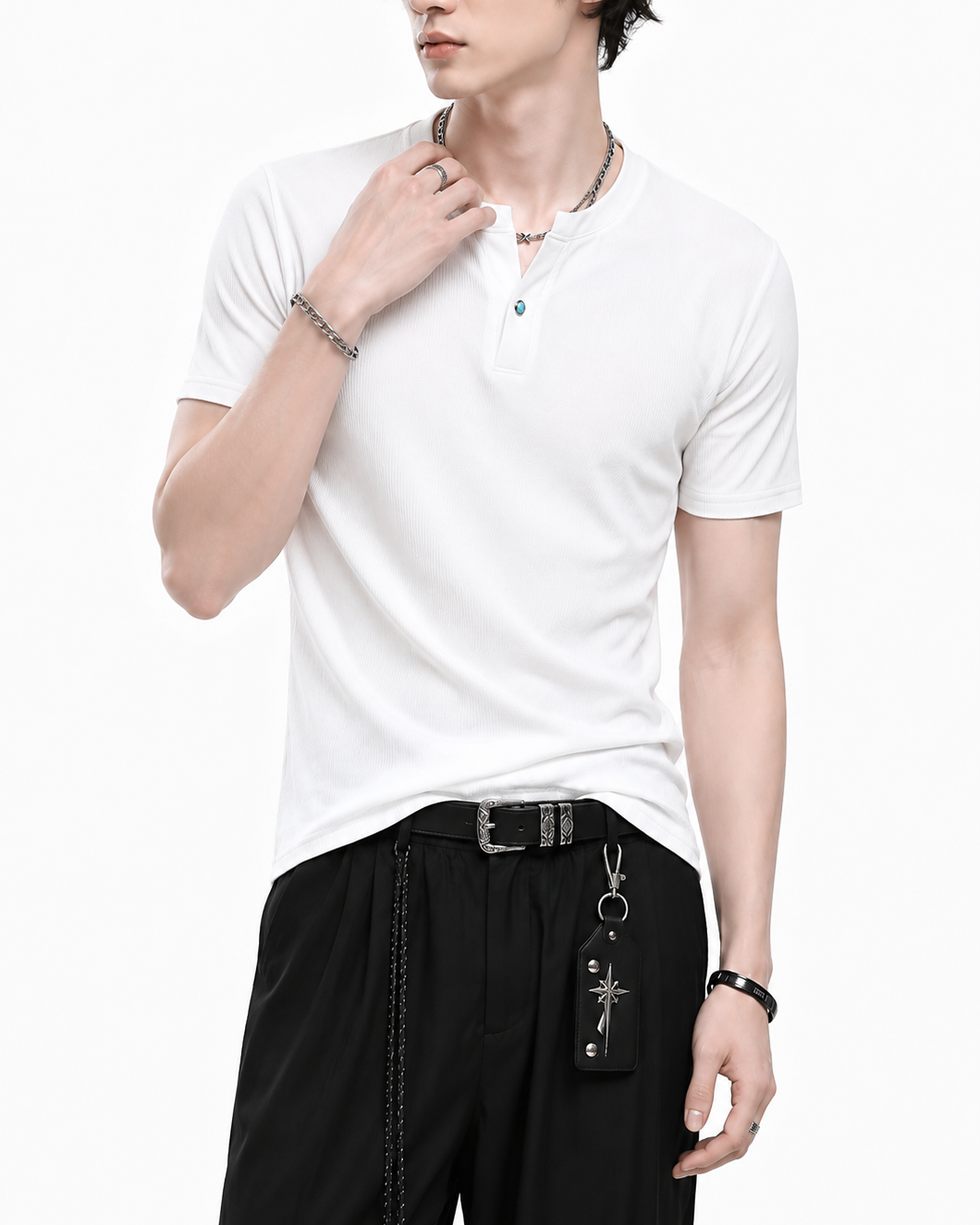 シングルストーンTシャツ Ril 6121