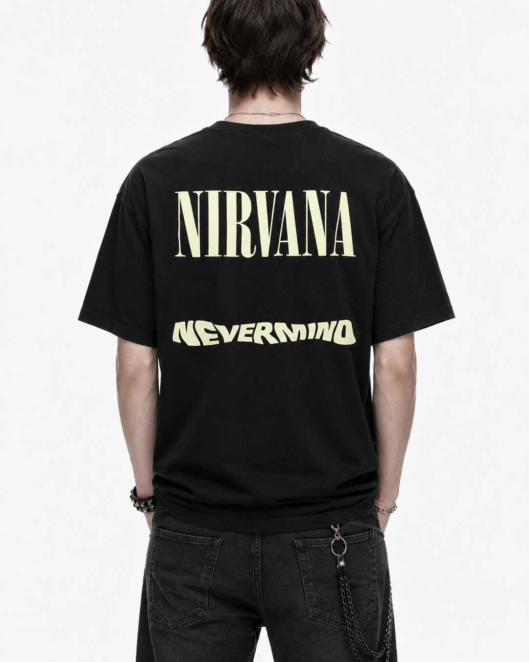 NIRVANA グラフィックTシャツ Ril 6124