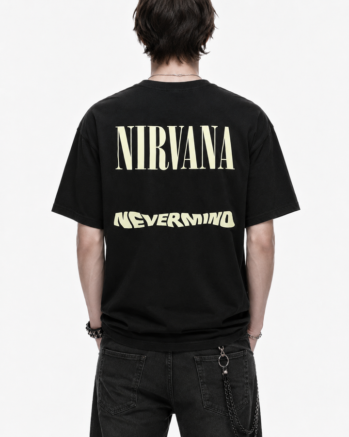 NIRVANA グラフィックTシャツ Ril 6124