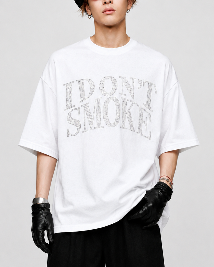 グリッターノースモークTシャツ Ril 6132