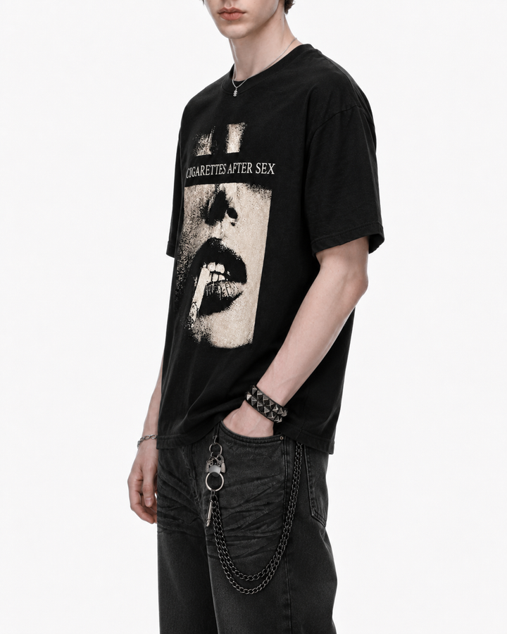 シガレットグラフィックTシャツ Ril 6158