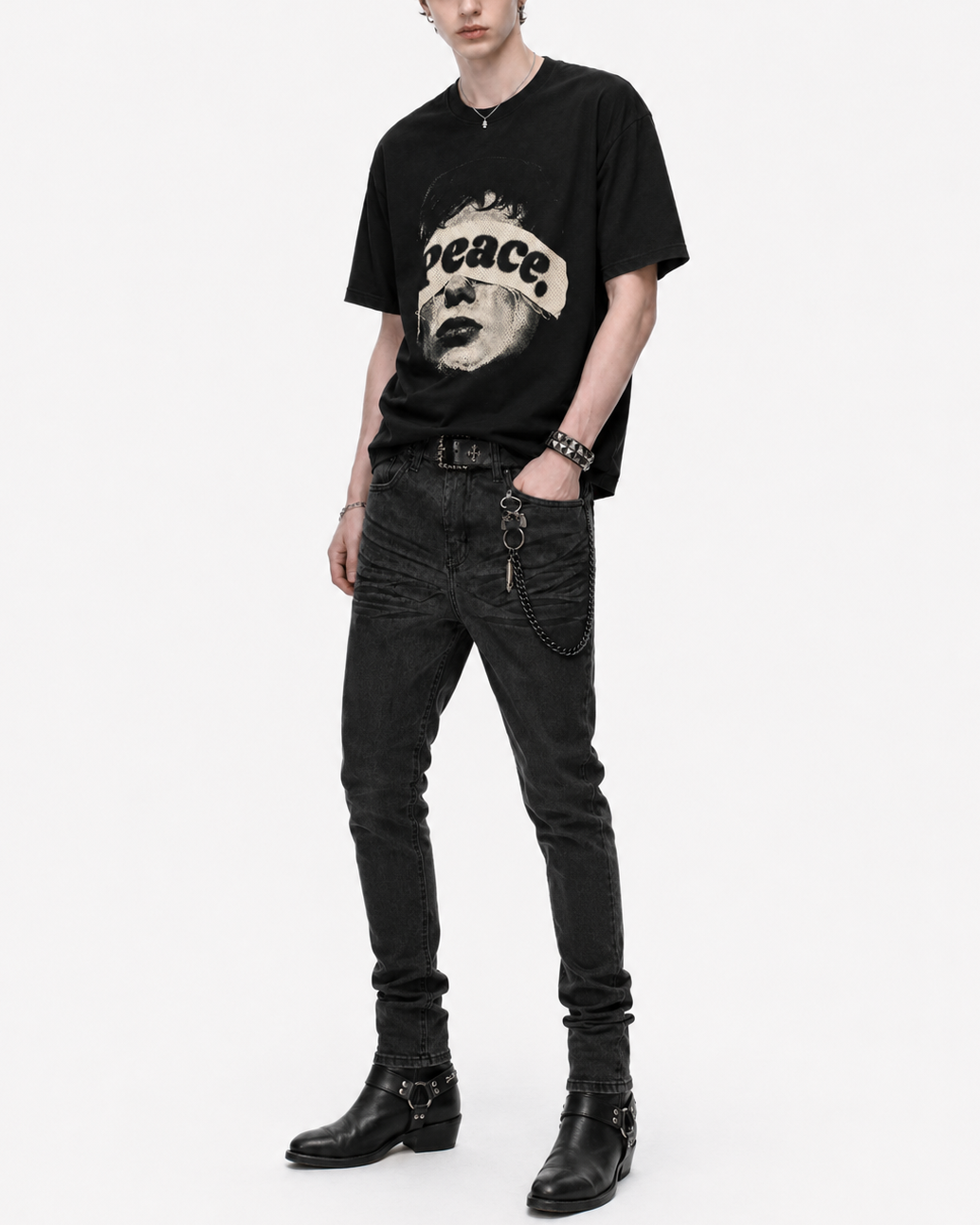 BLINDED BY PEACE Tee Ril 6161
