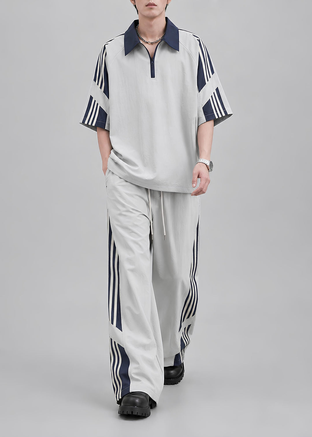 ライントラックハーフジップセットアップ Ril 6174