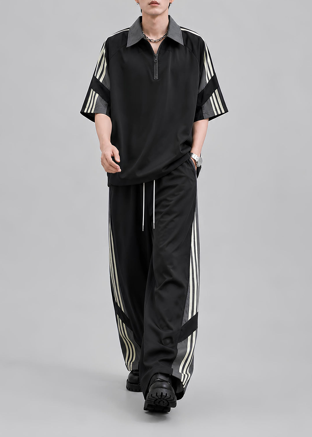 ライントラックハーフジップセットアップ Ril 6174