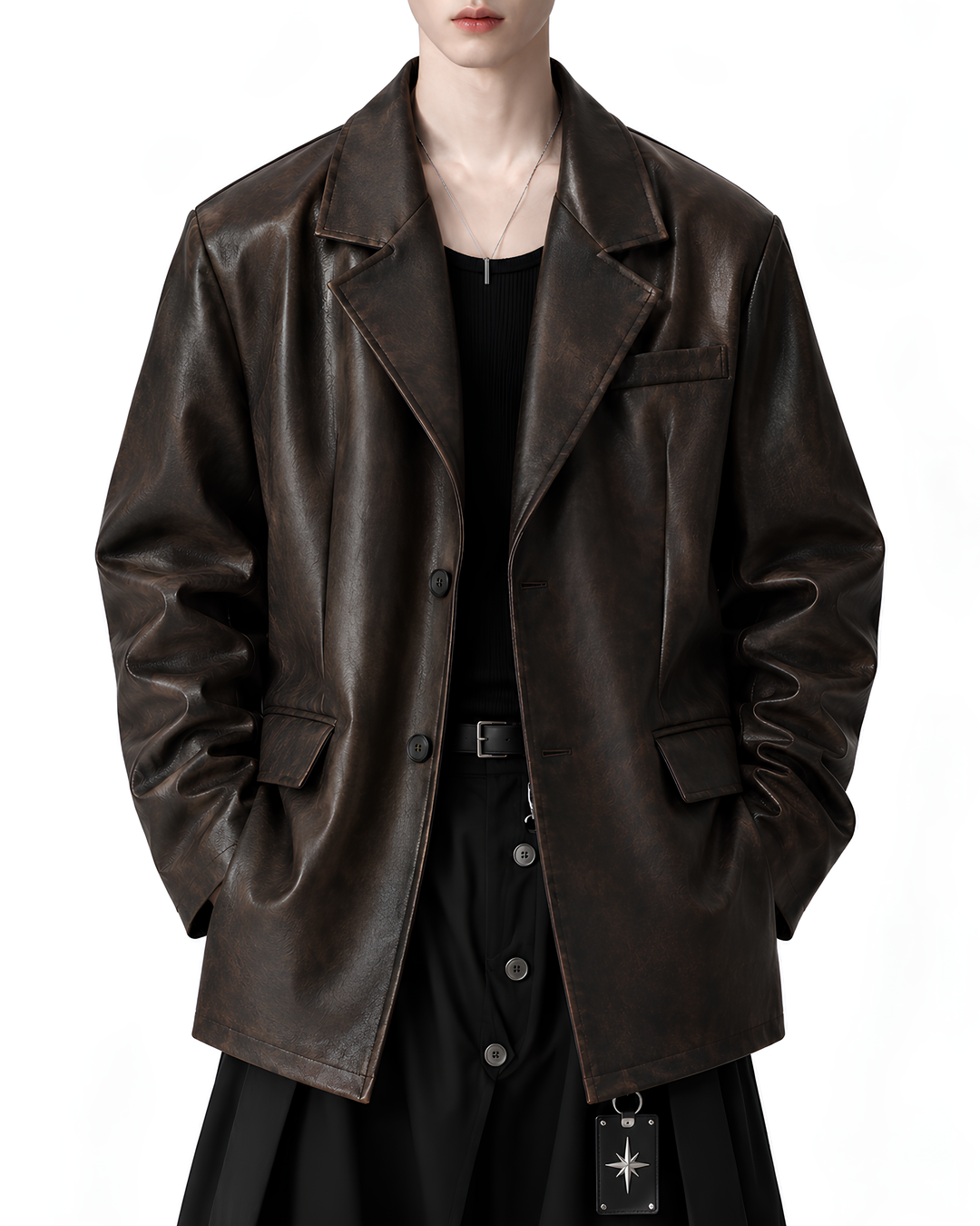 レザーテーラードジャケット Ril 6219