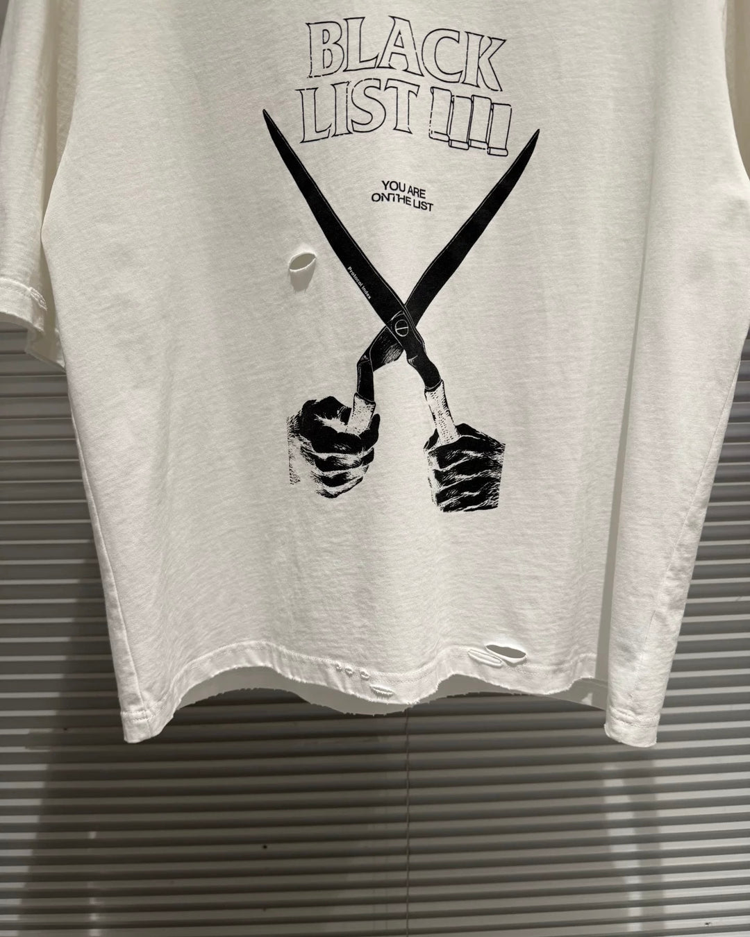 BLACK CUT TEE Ril 6103
