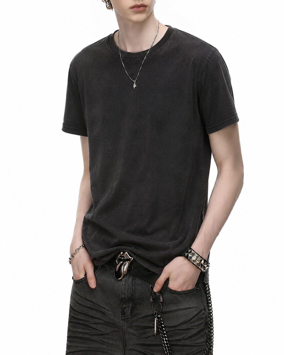 ストーンフェードTシャツ Ril 6109
