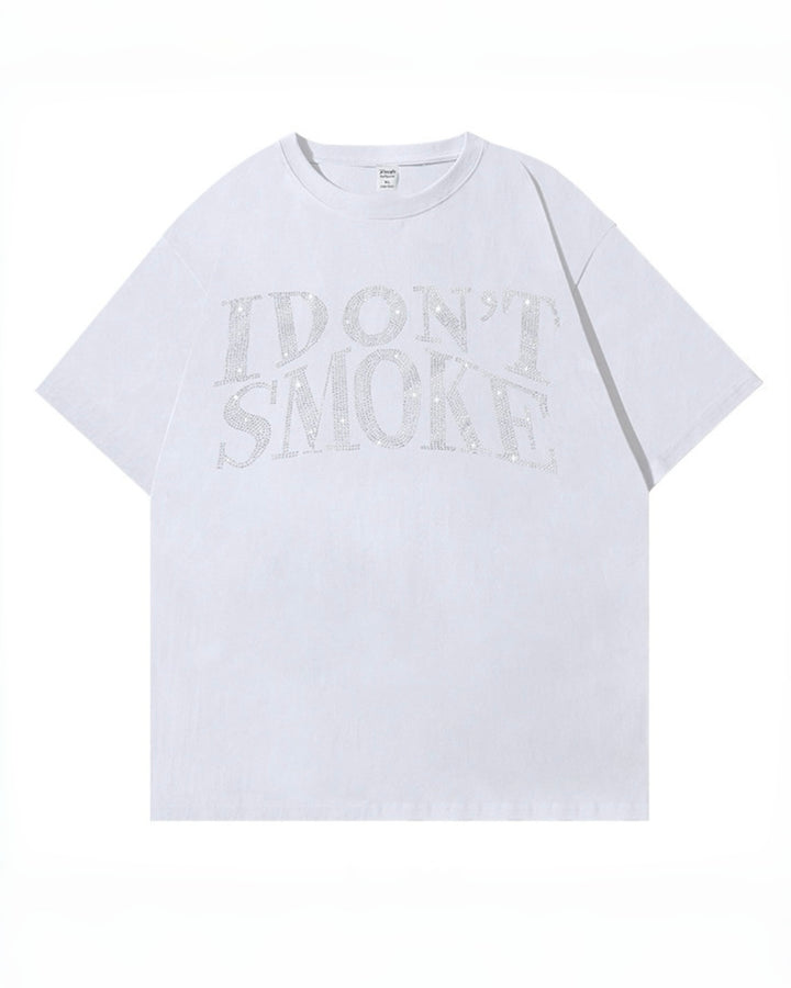 グリッターノースモークTシャツ Ril 6132