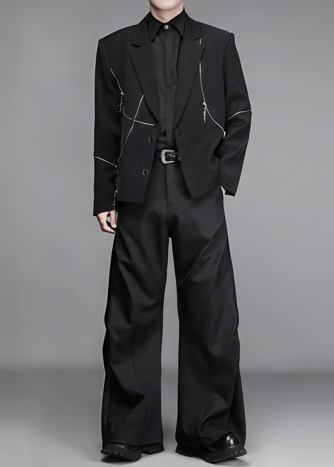 ジップディテールテーラード Ril 5985