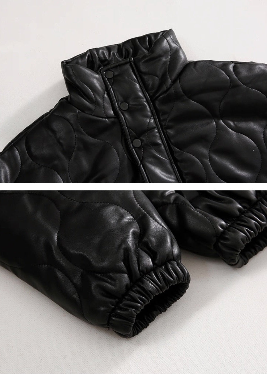 レザーキルティングジャケット Ril 5919