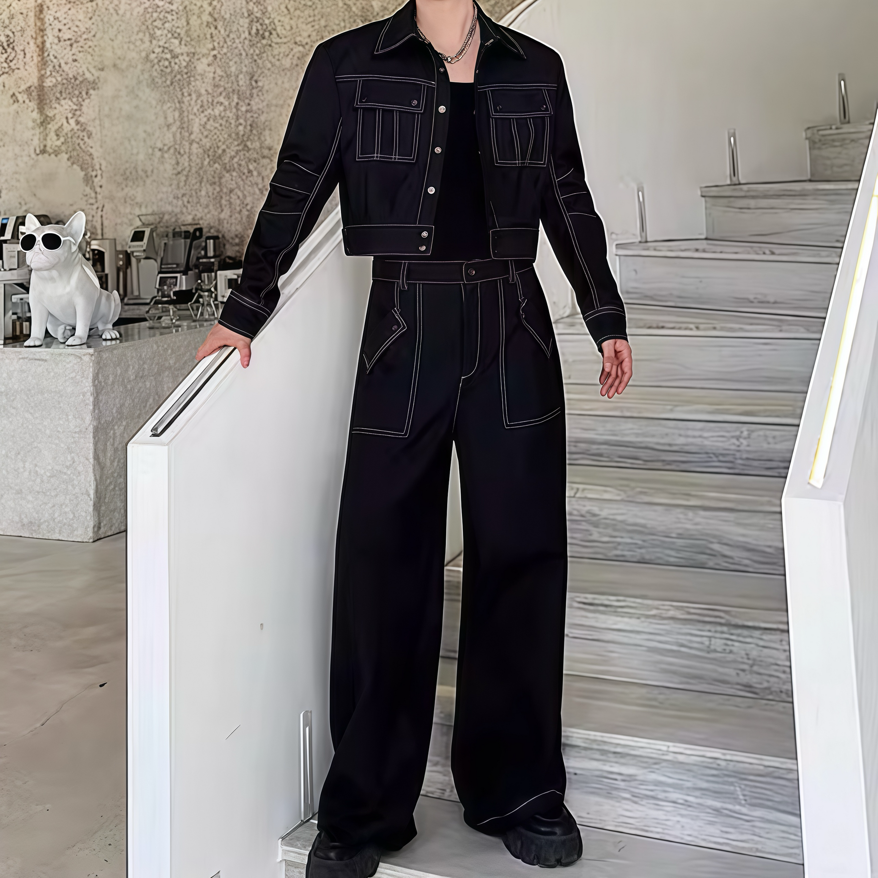 カジュアルスーツセットアップ Ril 5446 – Rillfy カジュアルスーツセットアップ Ril 5446 – Rillfy