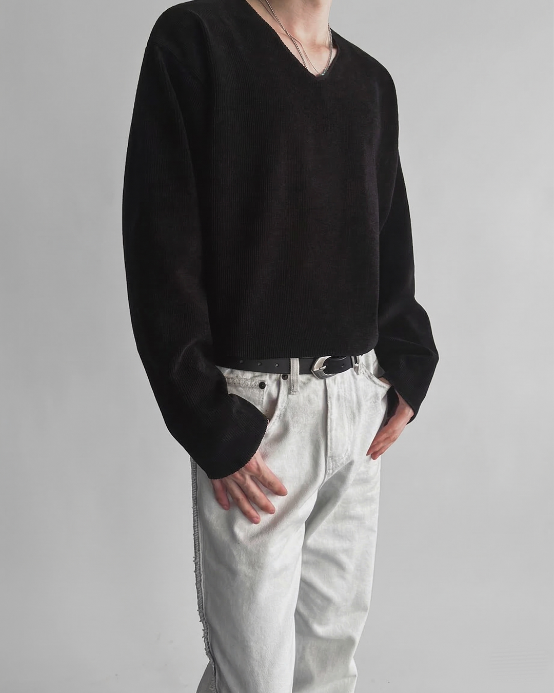 ソフトリブオーバーシルエットトップス  Ril 6031