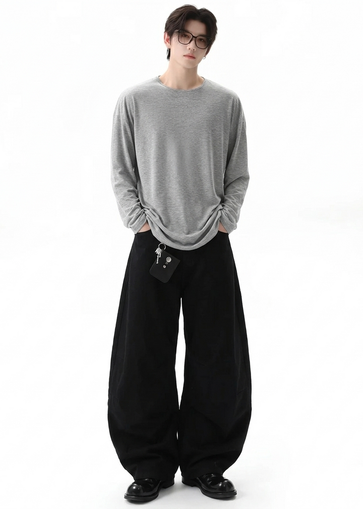 カーブレッグバギーパンツ Ril 5910