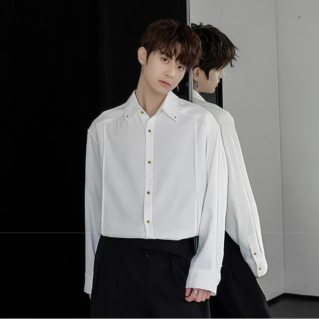 カラースタッズシャツ Ril 5798 – Rillfy