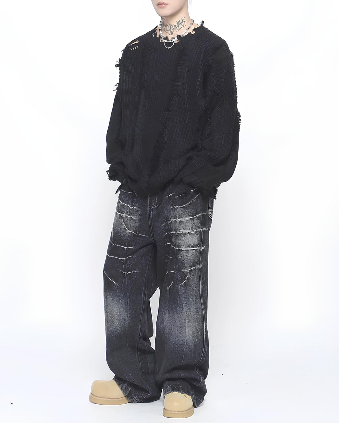 クラッシュルーズニット Ril 5900