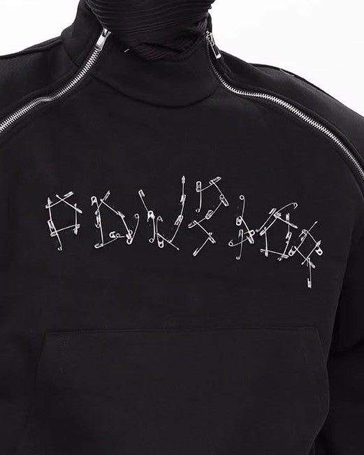 セーフティピン アートハイネックトップ Ril 5993