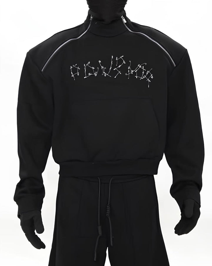 セーフティピン アートハイネックトップ Ril 5993