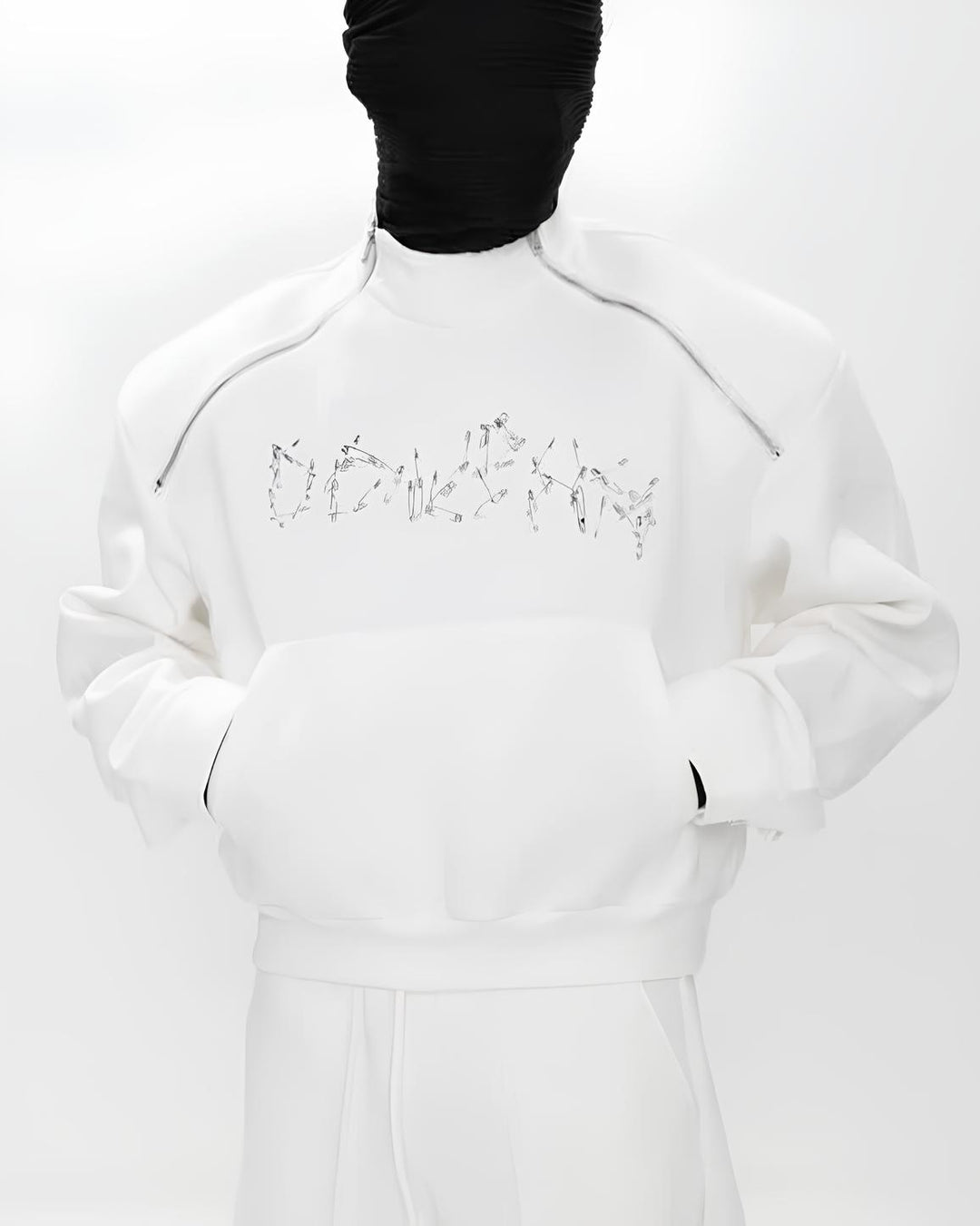 セーフティピン アートハイネックトップ Ril 5993