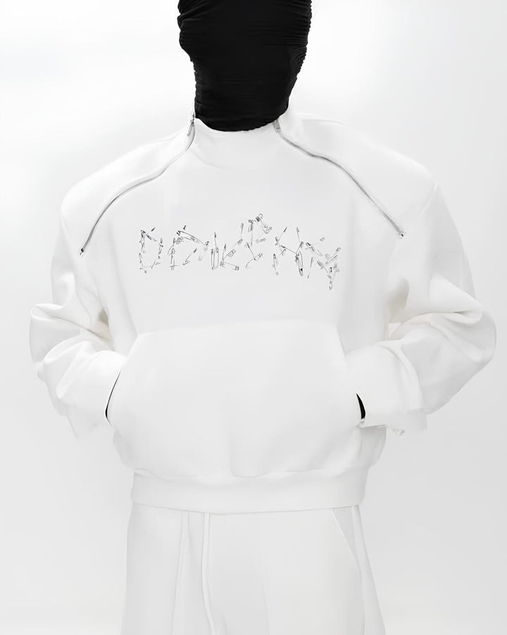 セーフティピン アートハイネックトップ Ril 5993