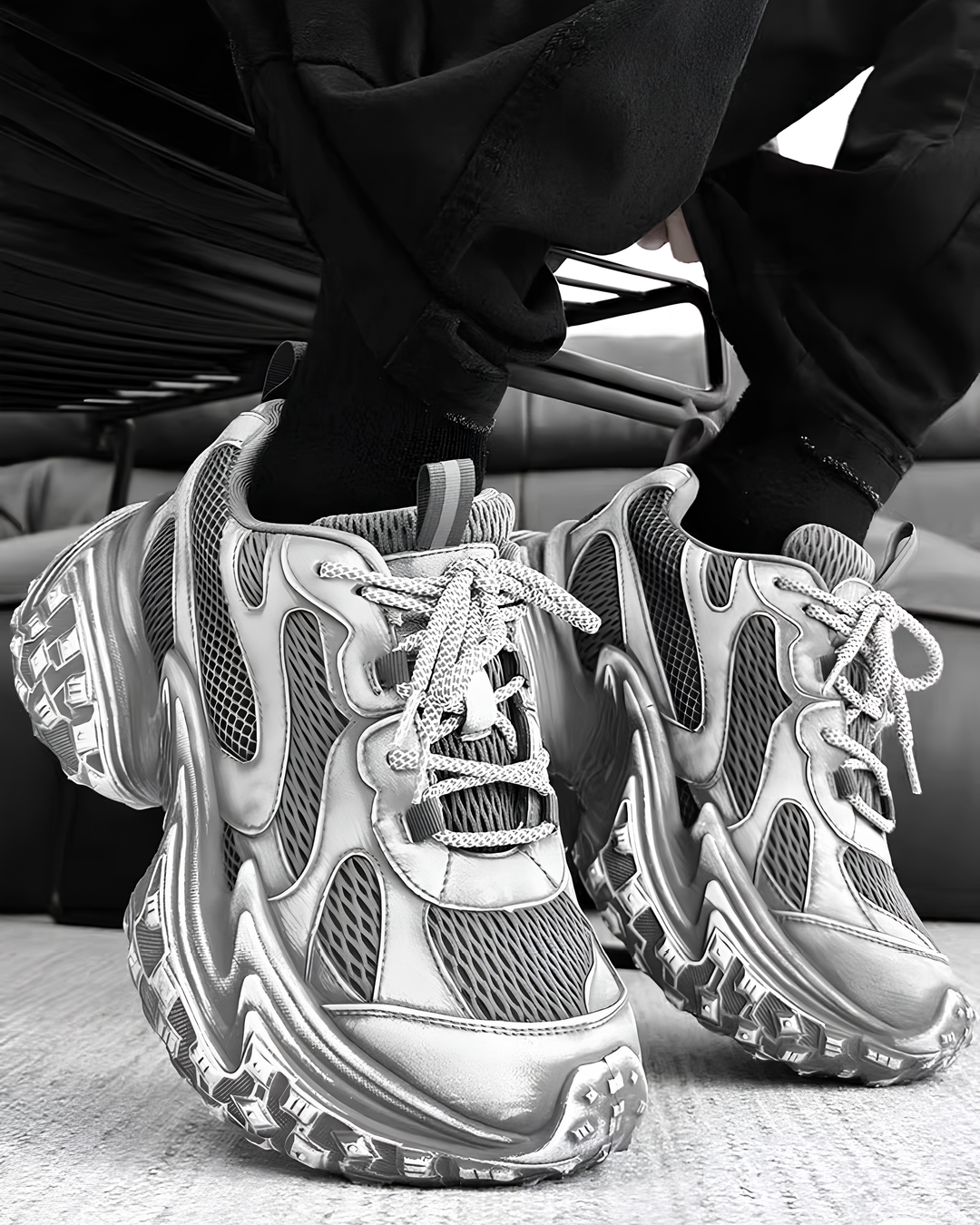 ダメージテックボリュームスニーカー Ril 5918