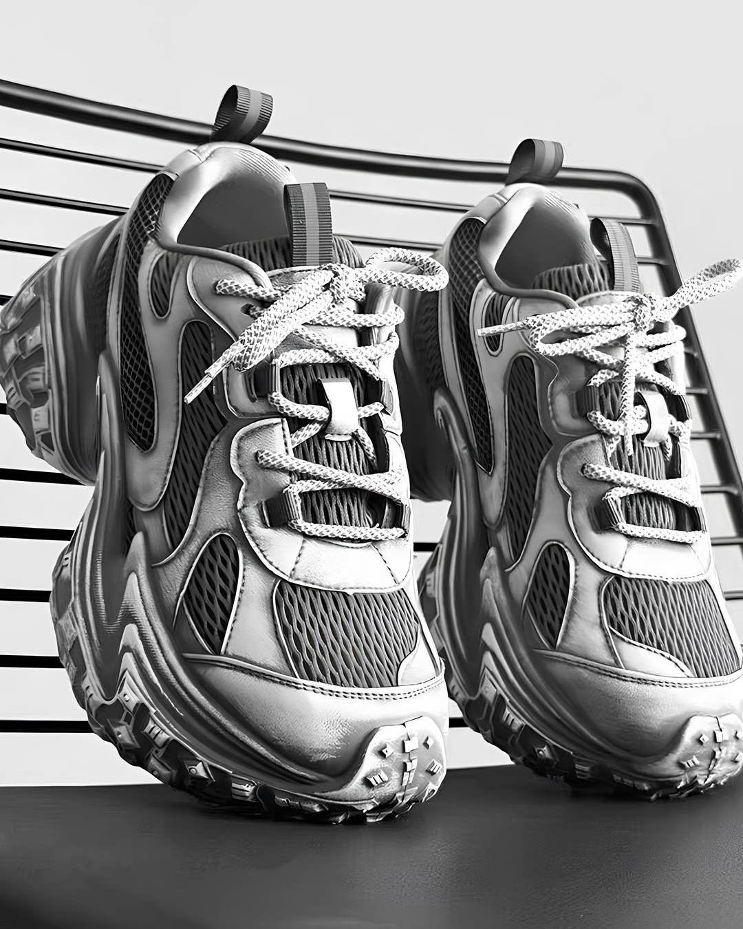 ダメージテックボリュームスニーカー Ril 5918