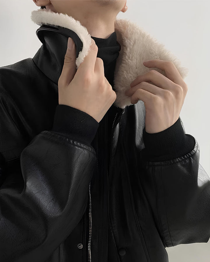 レザーファーブルゾン Ril 5998