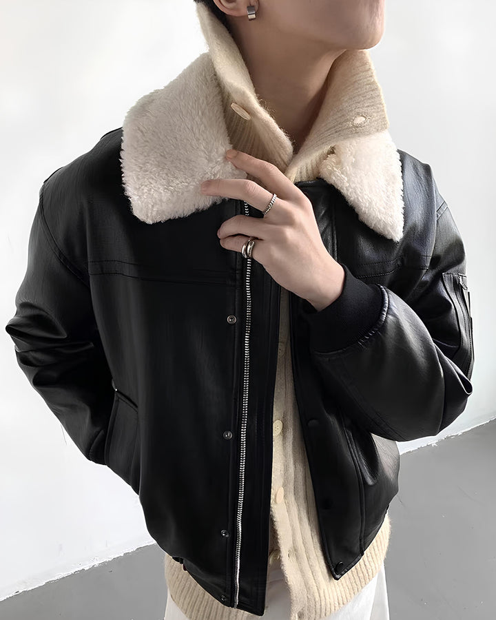 レザーファーブルゾン Ril 5998