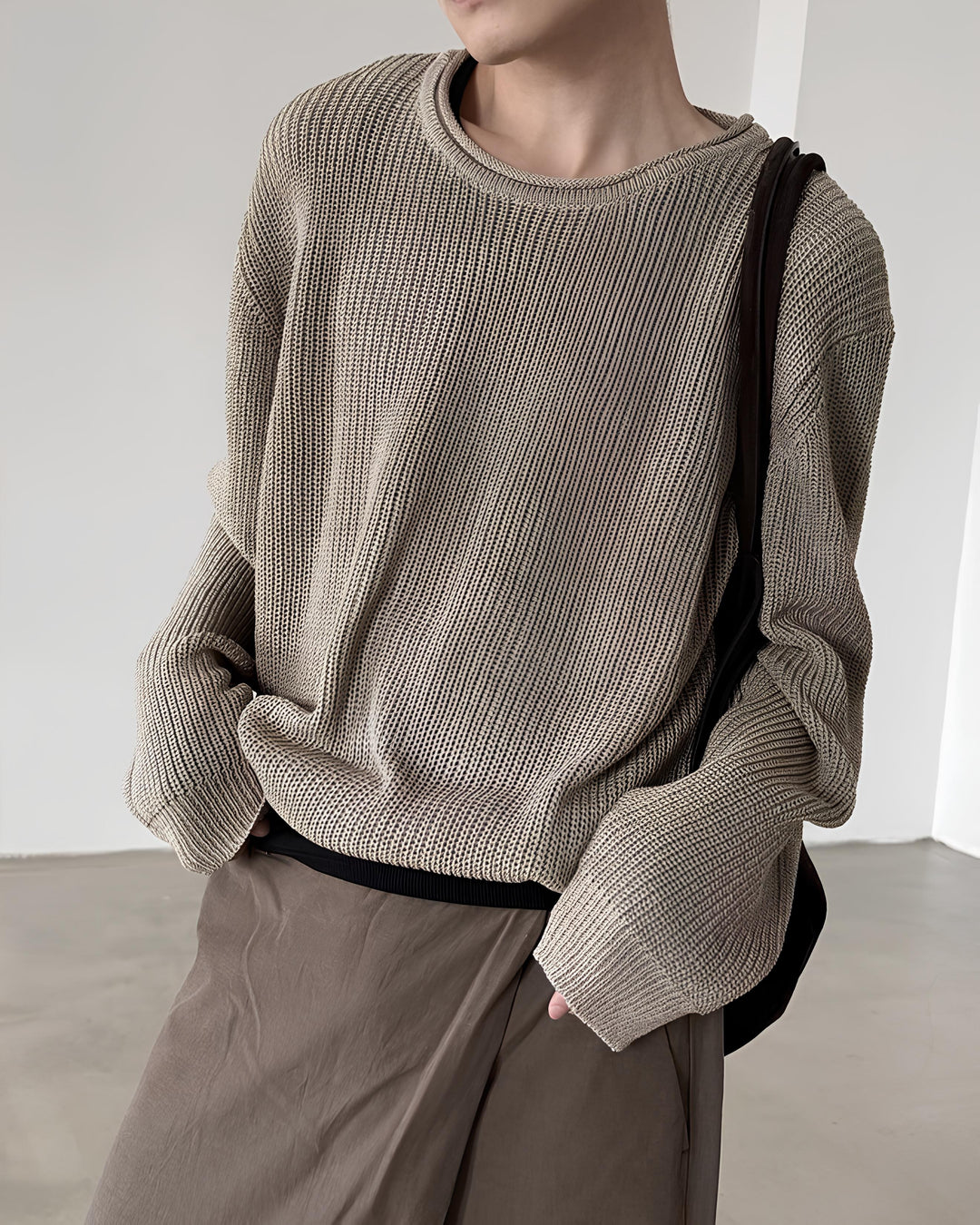 シースルーニットセーター Ril 6008