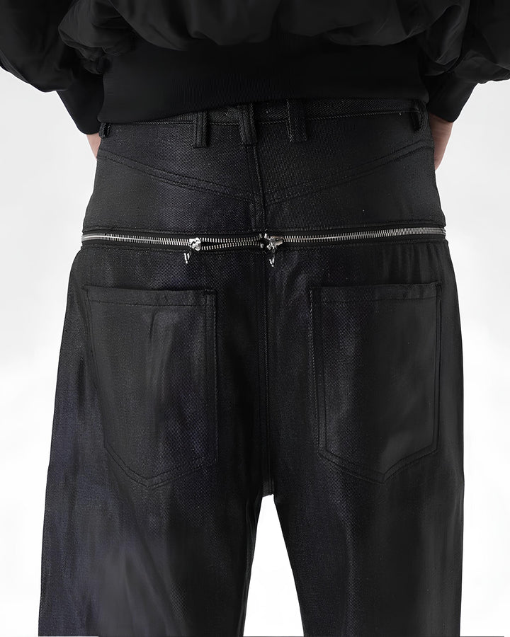 コーティングデニムジップパンツ Ril 6013