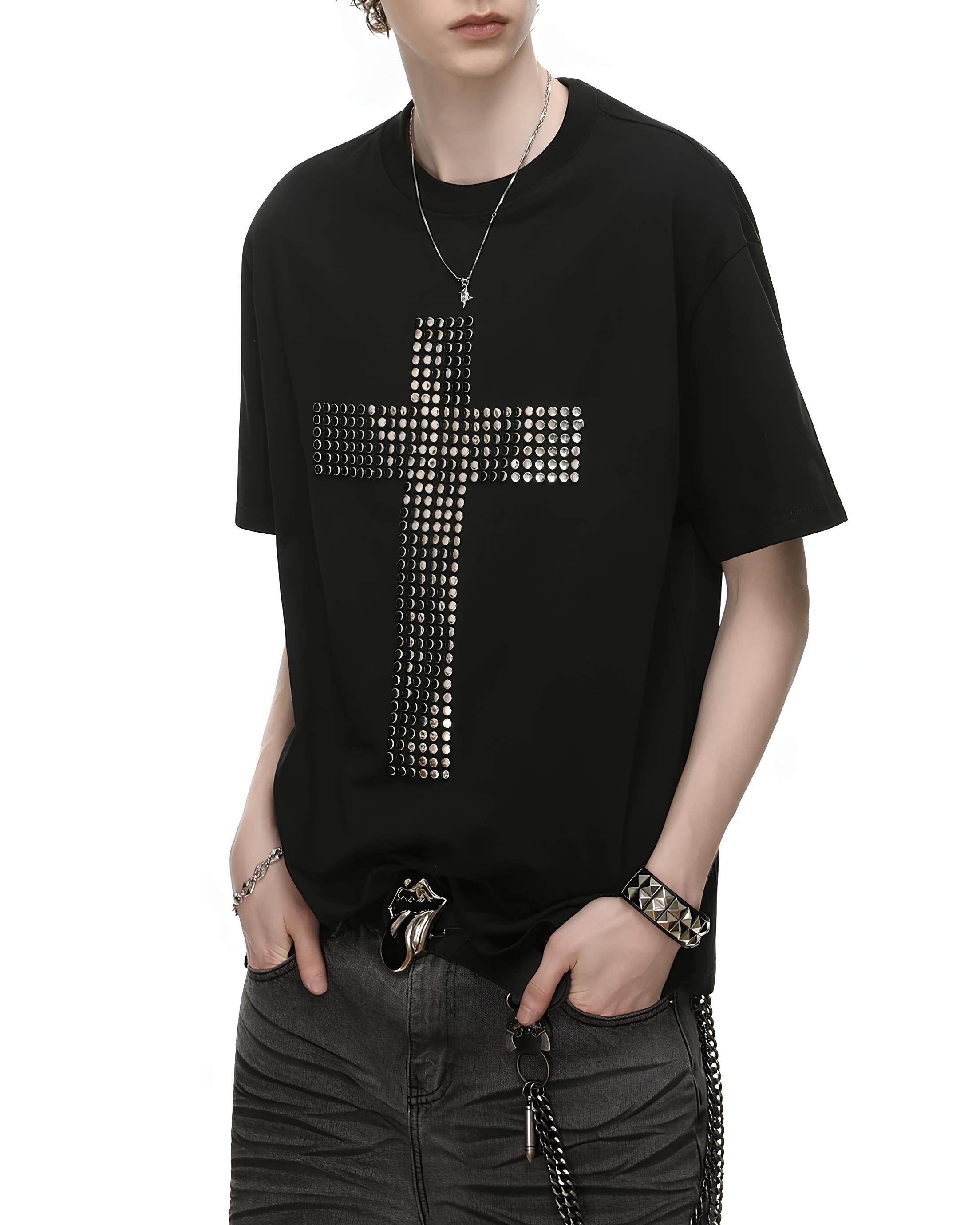 スタッズクロスTシャツ Ril 6067 – Rillfy