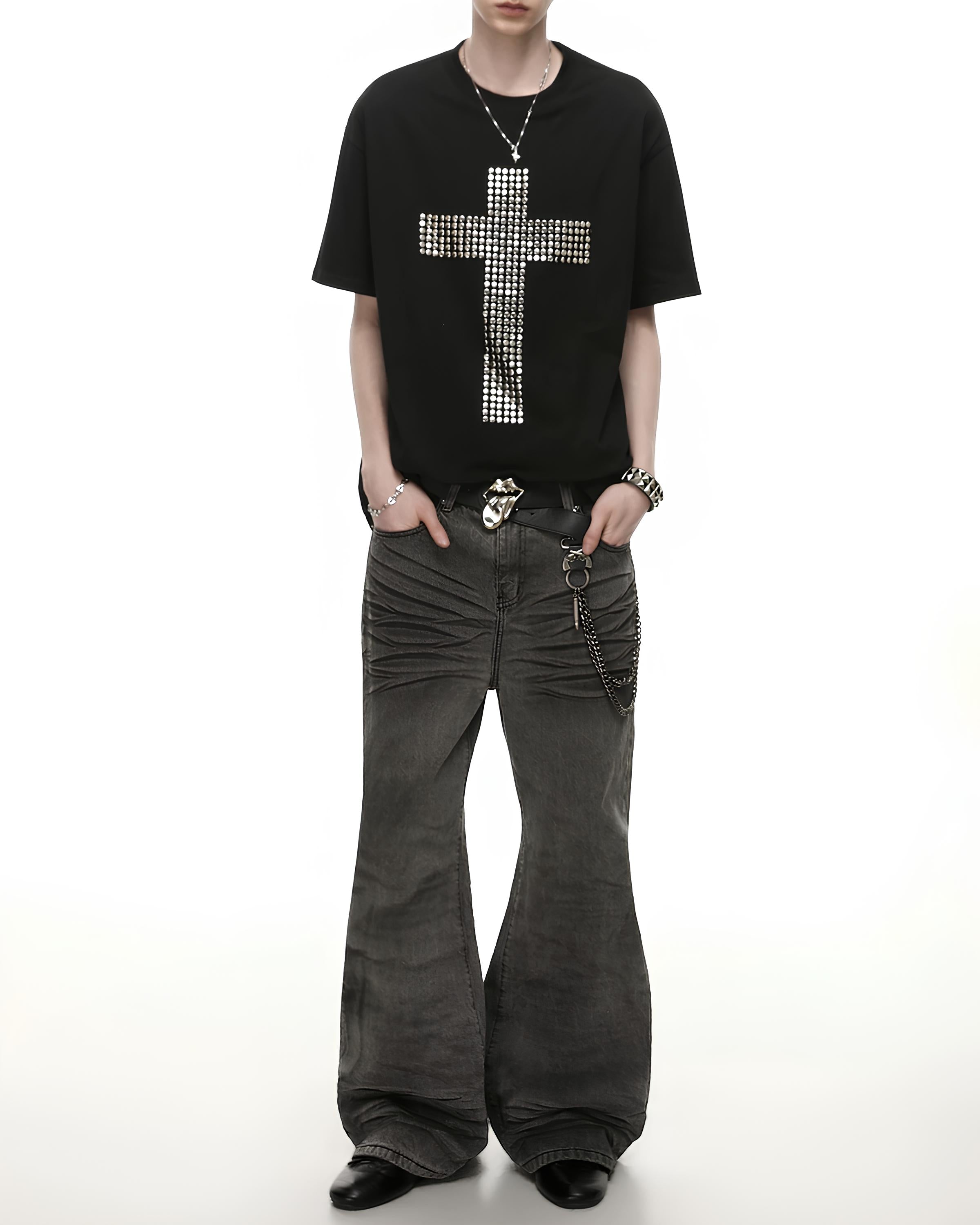 スタッズクロスTシャツ Ril 6067 – Rillfy