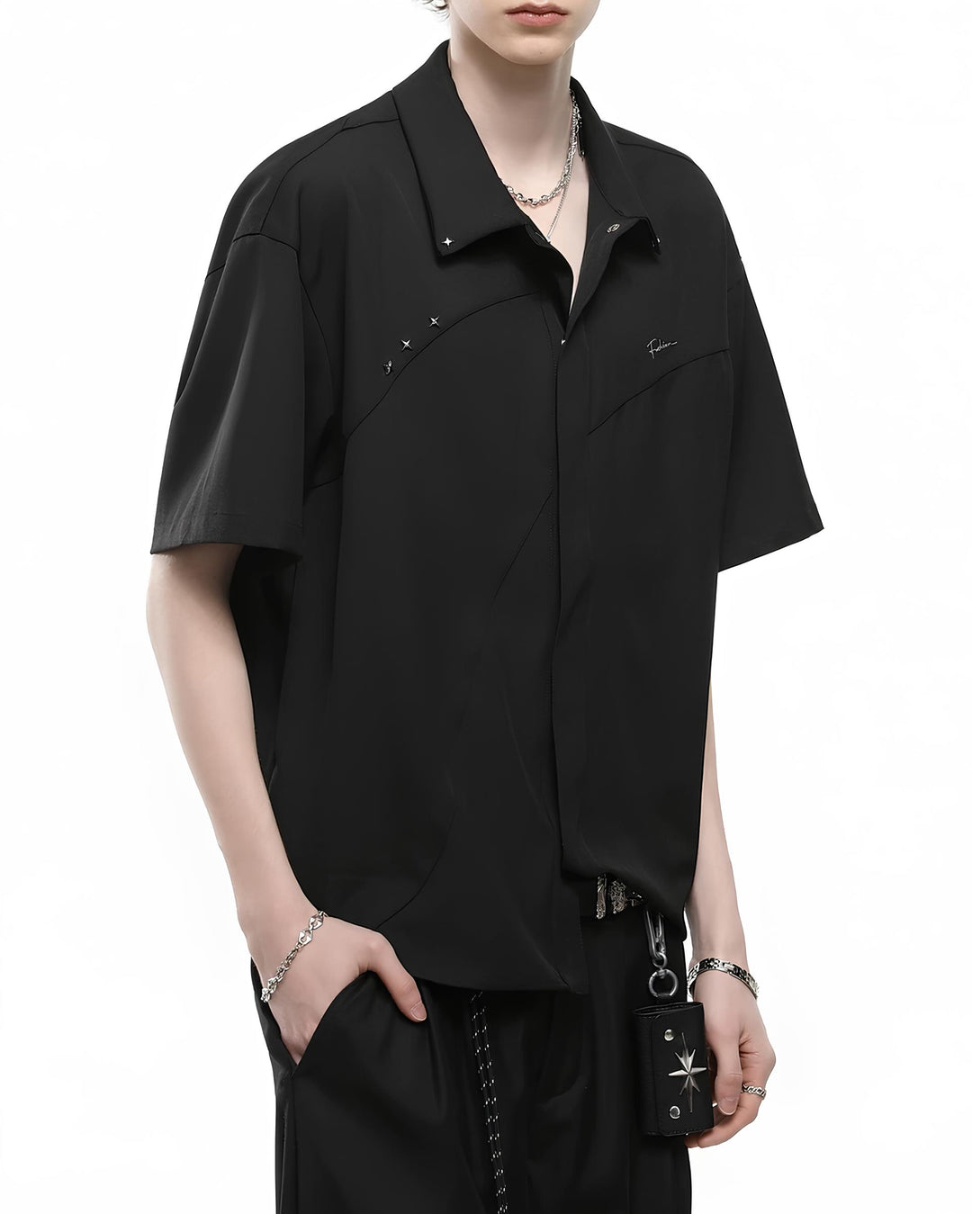 オープンカラースウィッチングシャツ Ril 6068