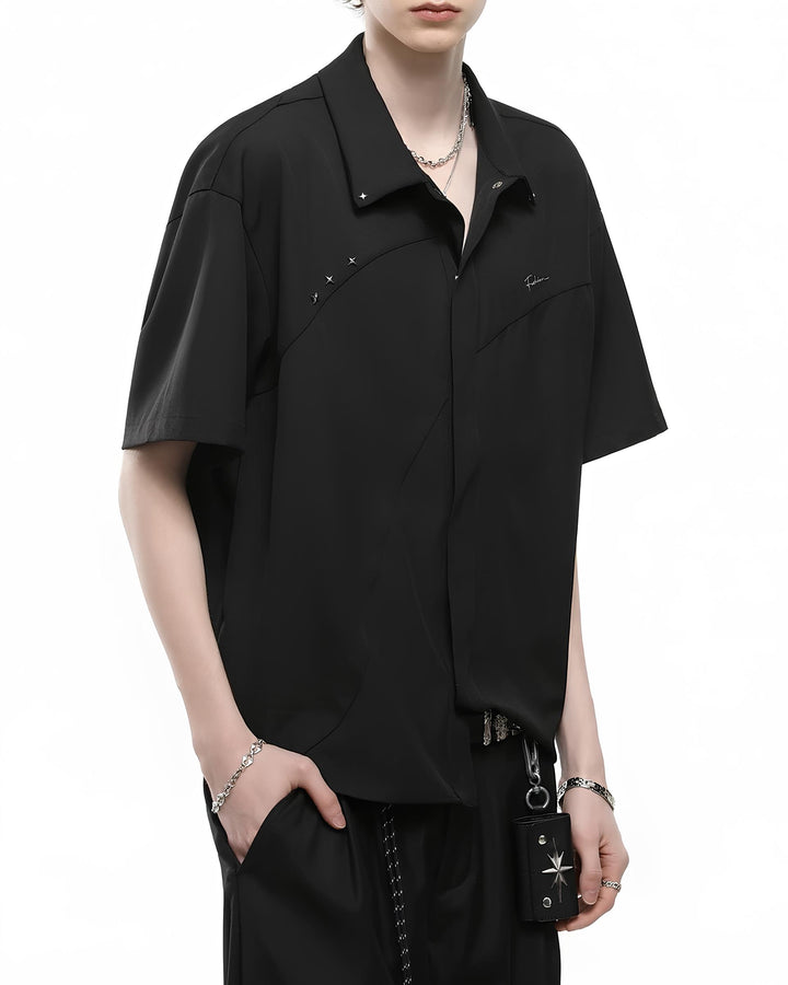 オープンカラースウィッチングシャツ Ril 6068