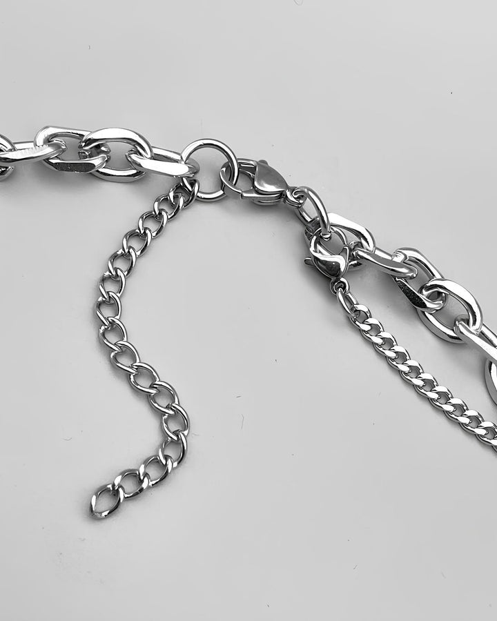 レイヤードパールチェーンネックレス Ril 5968