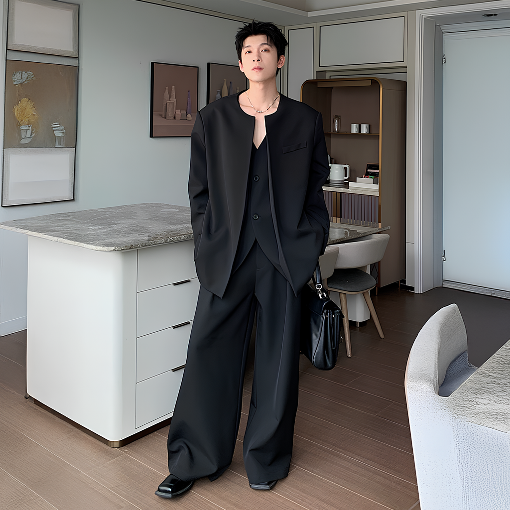 ノーカラーレイヤードテーラードセットアップ Ril 5833 – Rillfy