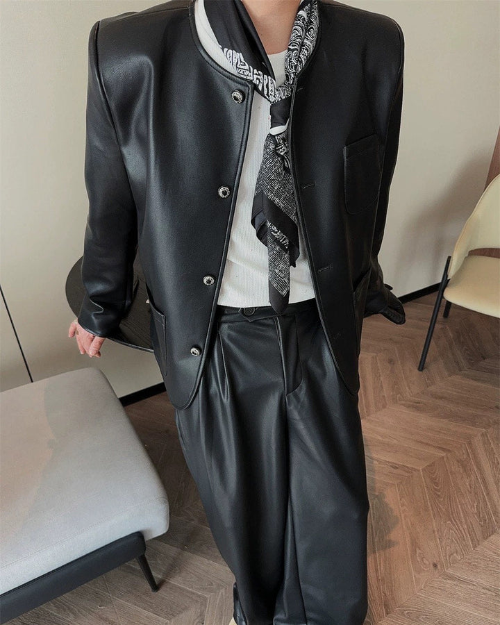 フェイクレザーセットアップ  Ril  5876