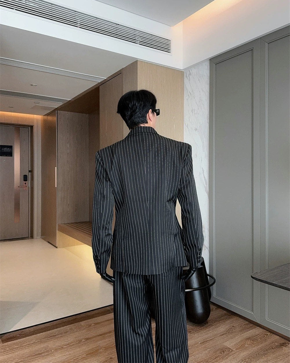 ストライプダブルスーツセットアップ  Ril  5877