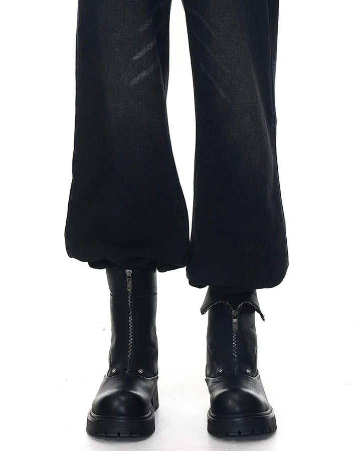 フロントジップボリュームソールブーツ Ril 5887